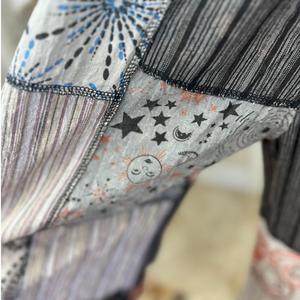 The Collection Royal Celestial Patchwork Overalls… - image 5